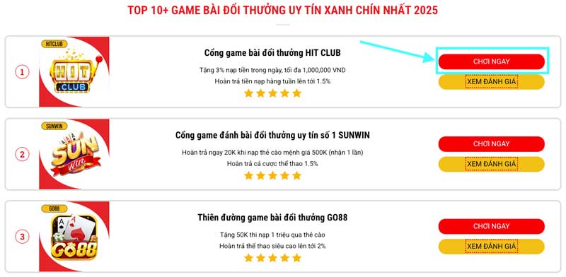 Hướng dẫn truy cập cổng game bài đổi thưởng